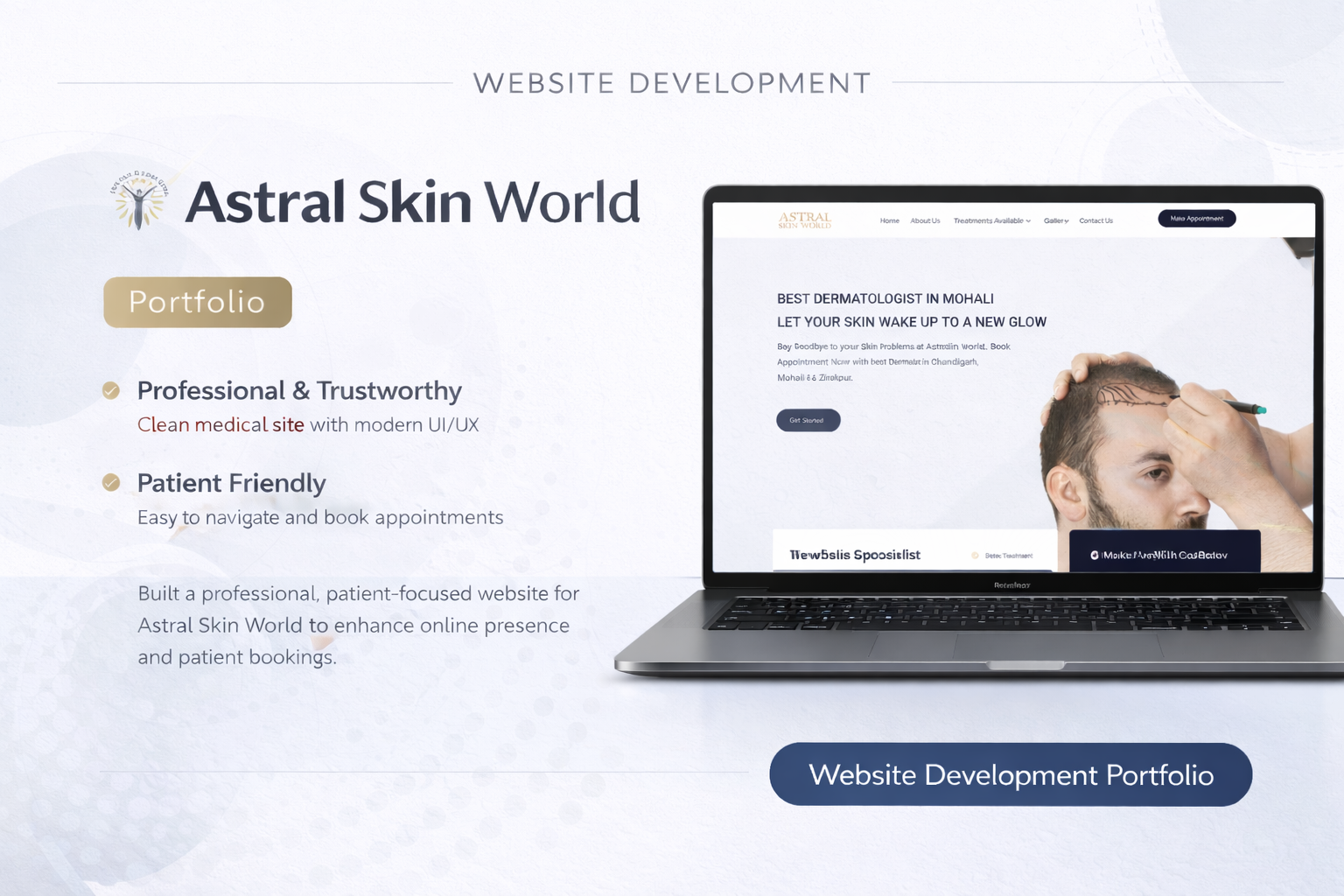 Astral Skin World Website development